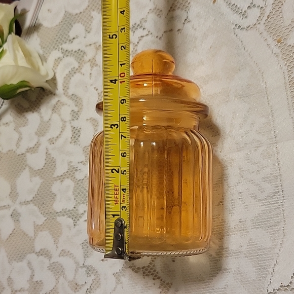 NWT GLASS CANISTER - Picture 6 of 7